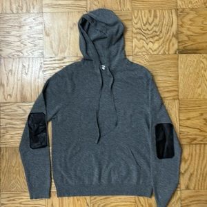 Zadig & Voltaire Cashmere Hoodie - leather elbows